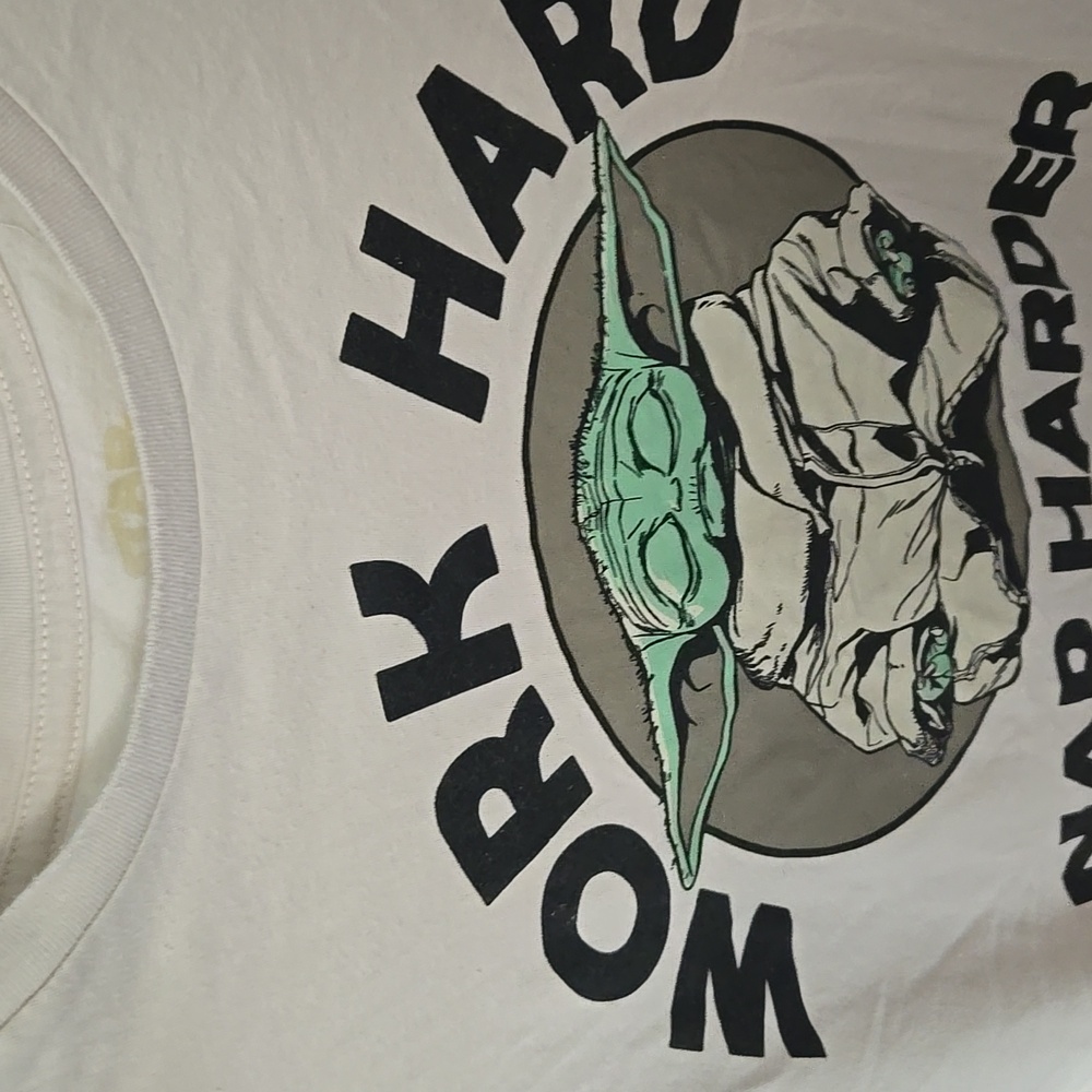 Star Wars Work Hard Nap Harder Graphic T-Shirt - Picture 5 of 7